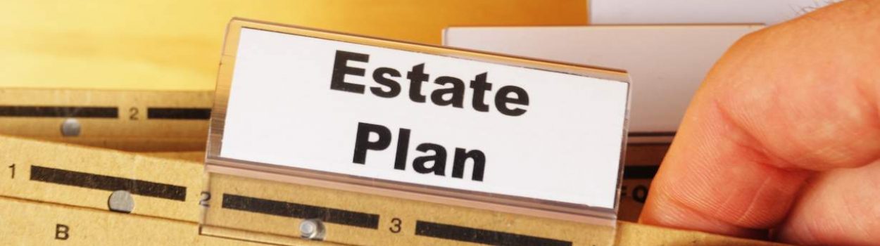 real estate plan on business folder showing buy a house concept